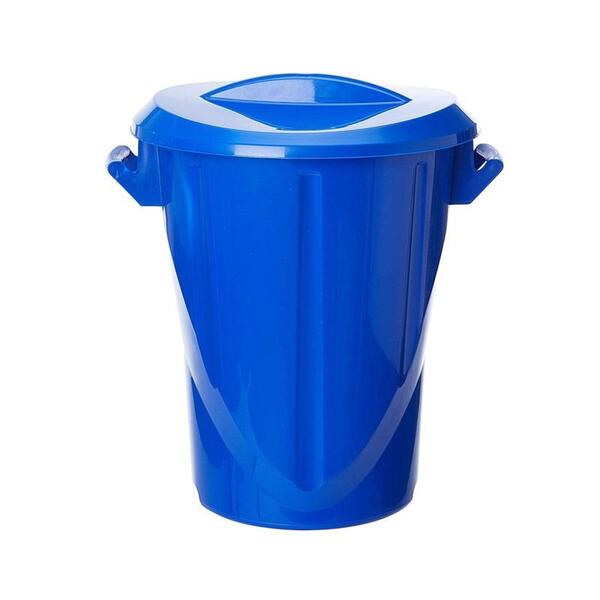 Cesto Multi Uso Com Tampa 60 Litros Azul Ct60 Az5
