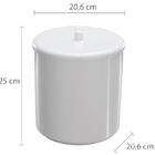 Cesto Multiuso C/ Tampa 20x25cm - Ct3*pr1