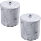 Cesto Multiuso Com Tampa 6 Litros Marmorizado Com Puxador Cro