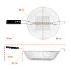 Cesto Multiuso Redondo Galvanizado Para Fritadores Tfre 5 E T