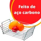 Cesto Multiuso Retangular Em Inox Future 5988