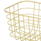 Cesto Organizador 13x17,2x25cm Metal Gold Sensea
