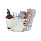 Cesto Organizador 13x17,2x25cm Metal White Sensea