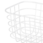 Cesto Organizador 13x17,2x25cm Metal White Sensea