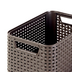 Cesto Organizador 6 Litros Style Curver Marrom Keter