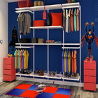 Cesto Organizador  Plástico Preto 14,2L 16,5x41x31cm Organize Martiplast