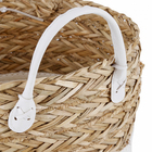 Cesto Organizador Algodão 30x28cm Seagrass