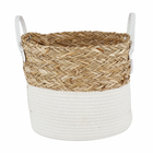 Cesto Organizador Algodão 30x28cm Seagrass