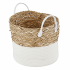 Cesto Organizador Algodão 30x28cm Seagrass