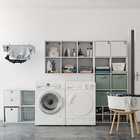 Cesto Organizador Aramado Branco 31x31x31cm Kub Spaceo