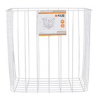 Cesto Organizador Aramado Branco 31x31x31cm KUB Spaceo