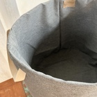 Cesto Organizador Balaio Cinza Araçari Para Mantas