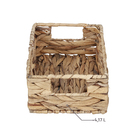 Cesto Organizador Fibra Bege 10x19x27,5 cm Orgara YOI