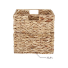 Cesto Organizador Fibra Bege 30,5x30,5x30,5 cm Orgara YOI