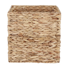 Cesto Organizador Fibra Bege 30,5x30,5x30,5 cm Orgara YOI