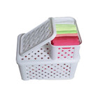 Cesto Organizador Com Tampa Rattan P Paramount