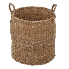 Cesto Organizador de Fibra com Alça 45x45cm Orgânico YOI