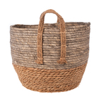 Cesto Organizador De Fibras Naturais Amalfi Ocean 29x23 Yoi