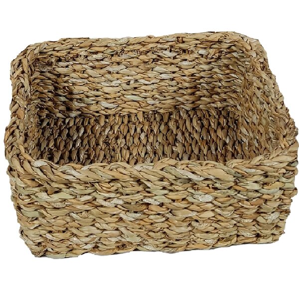 Cesto Organizador De Seagrass Quadrado Aimore Jolitex Mek - G