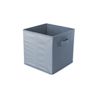 Cesto Organizador Dobrável 27cm TNT Azul Oikos