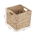 Cesto Organizador Dobrável Fibra Natural 30x30x30 cm Oikos