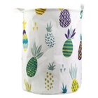 Cesto Organizador Dobrável Com Alça 35x43cm Nuvens Verde