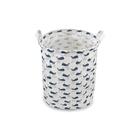 Cesto Organizador Dobrável Com Alça 35x43cm Nuvens Verde