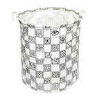 Cesto Organizador Dobravel Grande Roupa Brinquedo 40x50 Branc