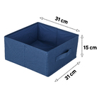 Cesto Organizador Dobrável TNT 15x31x31cm Ibiza KUB Spaceo