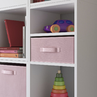 Cesto Organizador Dobrável TNT Rosa 15x31x31cm Spaceo