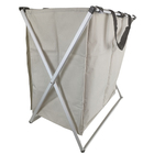 Cesto Organizador Duplo Dobravel Portatil Roupa Suja Impermea