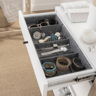 Cesto Organizador Feltro Cinza EVO'M 5x45x23,5cm Spaceo