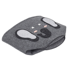 Cesto Organizador Infantil Feltro Cinza 40x54x35 cm Elefante Oikos