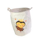 Cesto Organizador Infantil Dobrável Redondo Estampa Abelha