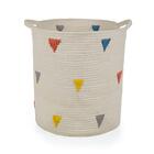 Cesto Organizador Karsten Colorido Off White 36 X 40 Cm