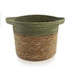 Cesto Organizador Karsten Marles Natural/verde 20 X 19 X 17 Cm