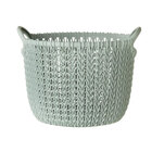 Cesto Organizador Knit Trançado Redondo 3 Litros Cinza Keter