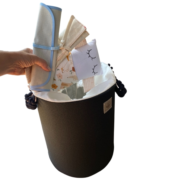 Cesto Organizador M Marrom Escuro Suindara