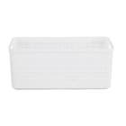 Cesto Organizador Médio Branco 13,2x11,5x27,7cm 3,7L Juta Nitron