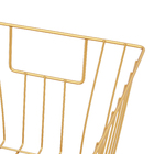 Cesto Organizador Metal Dourado 40x24x17cm Dandy Arthi