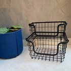 Cesto Organizador Metalla Preto Yoi