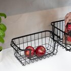 Cesto Organizador Metalla Preto Yoi