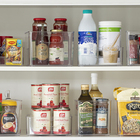 Cesto Organizador Modular Transparente Banheiro Armário