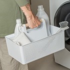 Cesto Organizador Multiuso 8l Flow Ou Branco