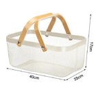 Cesto Organizador Multiuso Com Alça