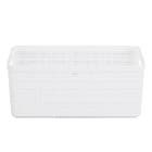 Cesto Organizador Pequeno Branco 9,9x8,7x20,8cm 1,5L Juta Nitron