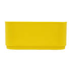 Cesto Organizador Plástico Amarelo 6x9x13,5cm 0,5L Spaceo