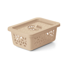 Cesto Organizador Plástico Capuccino 1,5L 9x21,6x15,4cm Uz Utilidades