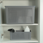 Cesto Organizador Plástico Chumbo Flow 32L 26x35x43cm OU