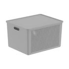 Cesto Organizador Plástico Chumbo Flow 32L 26x35x43cm OU